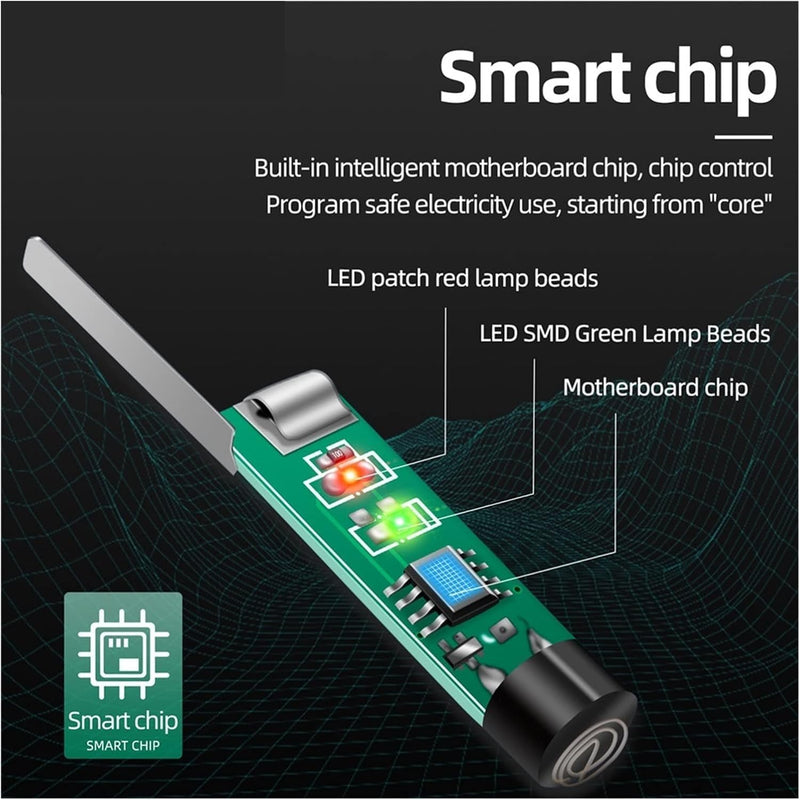 HUPLA Electric Voltage Tester Pen | Multifunction Electrical Line Tester with Screwdriver Tip & LED Indicator
