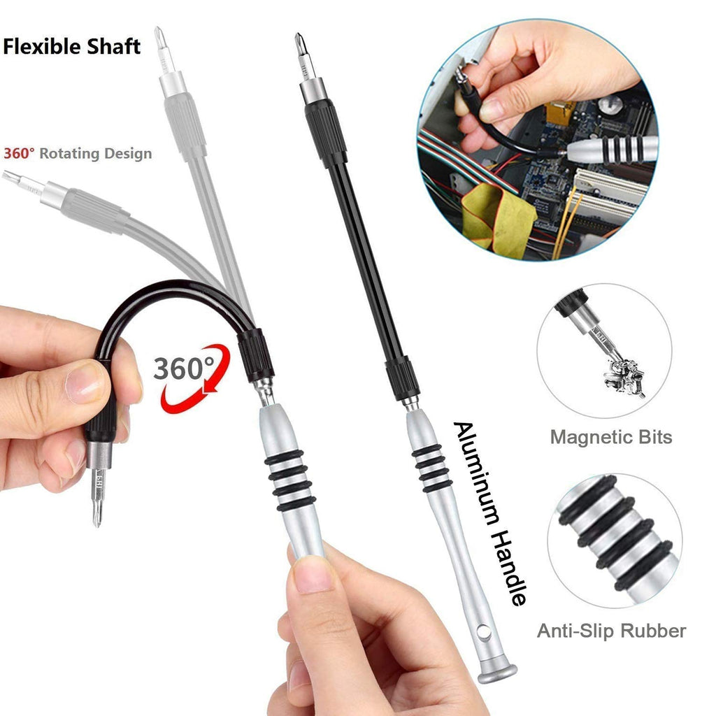HUPLA 210-in-1 Precision Screwdriver Repair Tool Kit | Magnetic Multi-Bit Screwdriver Set for Mobile, Laptop, Computer, Watch, Camera, Gaming Console & Electronics Repair