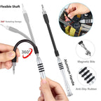 HUPLA 210-in-1 Precision Screwdriver Repair Tool Kit | Magnetic Multi-Bit Screwdriver Set for Mobile, Laptop, Computer, Watch, Camera, Gaming Console & Electronics Repair