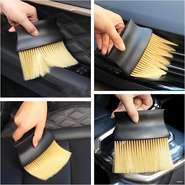 Handheld Multi-Purpose Cleaning Brush – Firm Bristle Scrubbing Brush with Ergonomic Handle for Home & Surface Cleaning