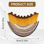 Contour Face Brush for Dry Brushing & Facial Sculpting – Ergonomic Facial Massage & Skincare Brush for Women