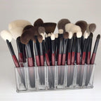 Makeup Brush Holder Organizer – Clear Acrylic Cosmetic Brush Storage Stand for Vanity, Dressing Table & Beauty Essentials