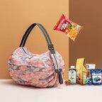 Foldable Travel Shoulder Bag for Women – Lightweight Large Capacity Tote Bag with Adjustable Strap