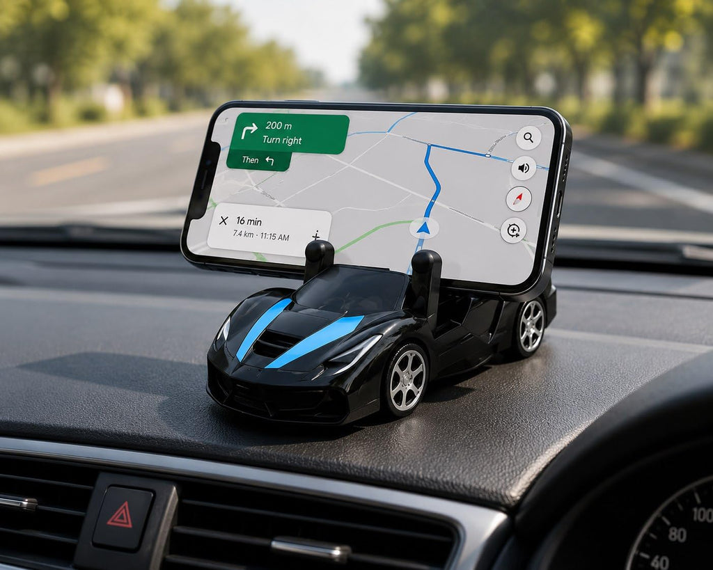 360° Adjustable Car Mobile Phone Holder – Rotatable Dashboard & Windshield Mount for Hands-Free Navigation and Driving Convenience