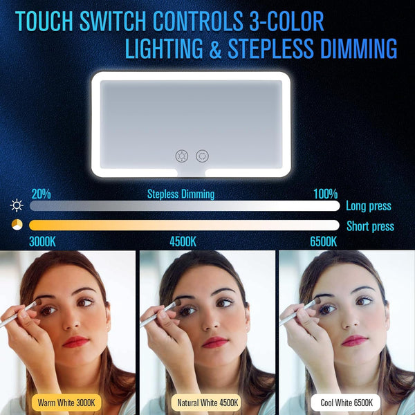 Product Listing – Car Sun Visor Makeup Mirror with Soft LED Light