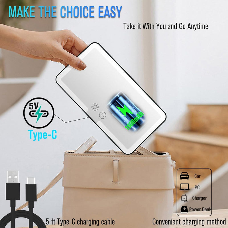 Product Listing – Car Sun Visor Makeup Mirror with Soft LED Light