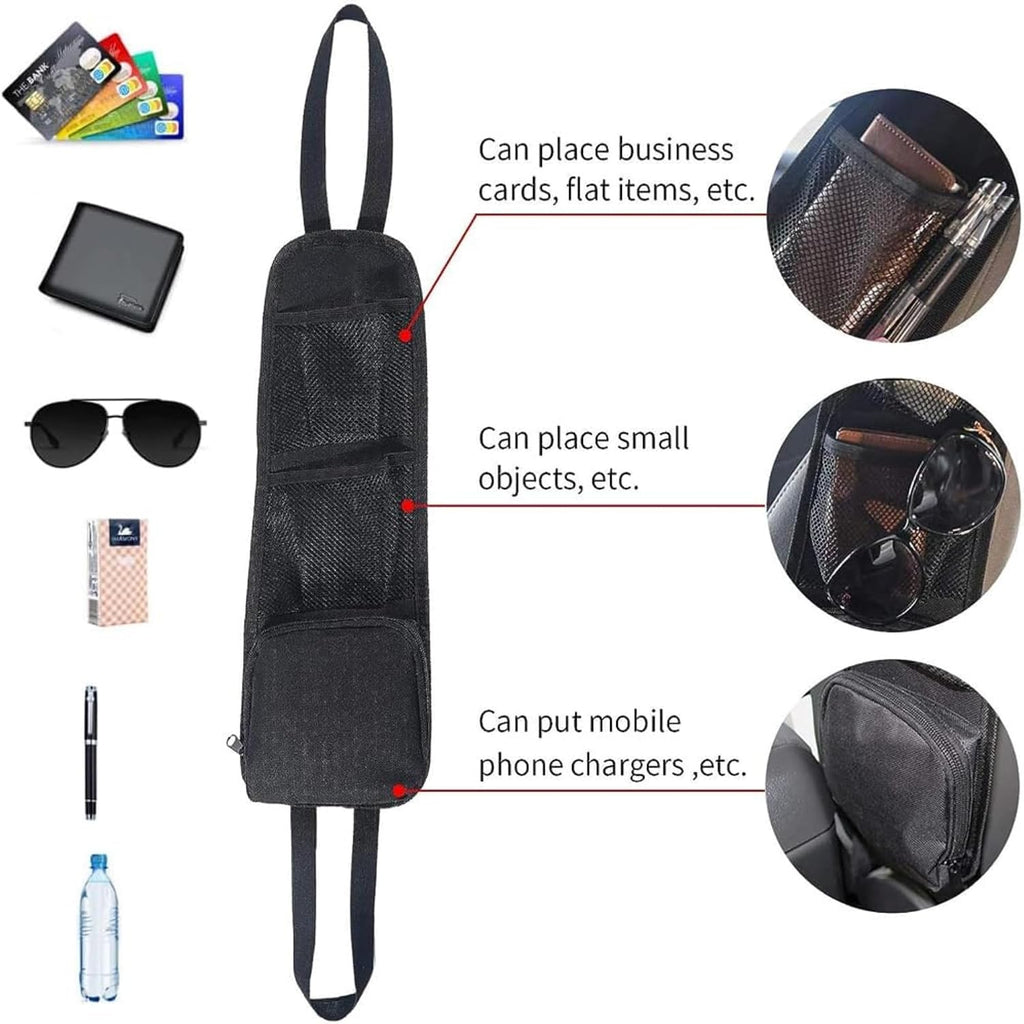 HUPLA Car Seat Back Organizer – Multi-Pocket Storage Organizer for Car