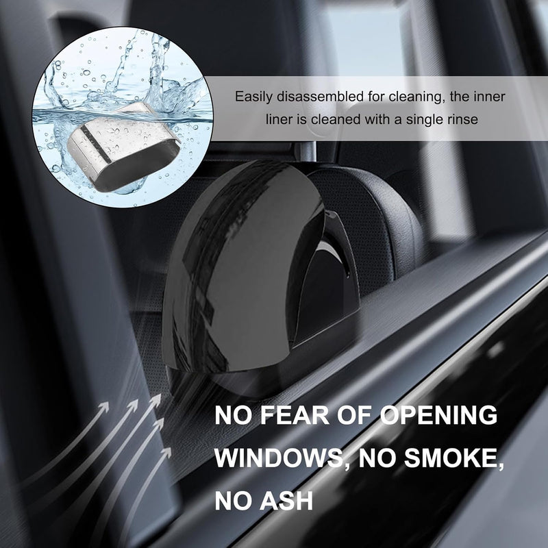HUPLA Car Mini Ashtray – Portable Cup-Style Ashtray for Car Interior