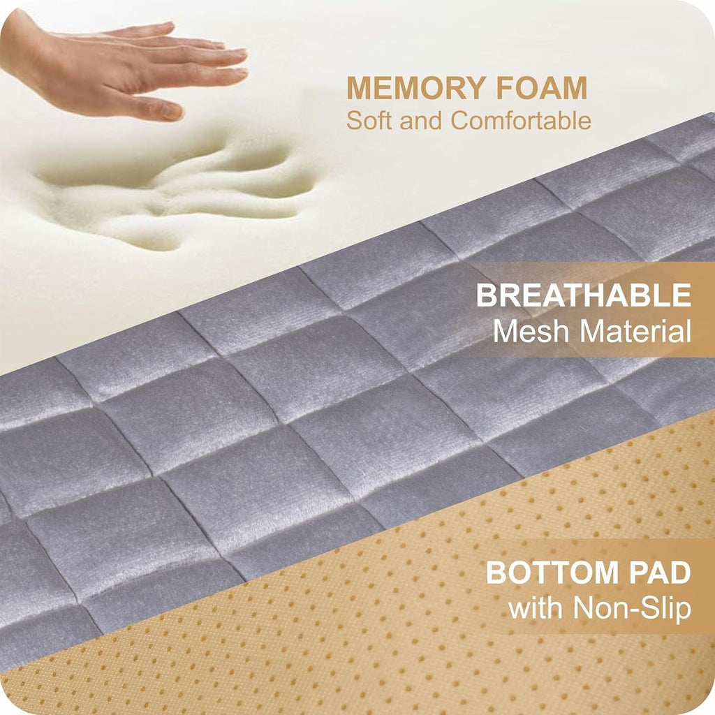 Premium Car Seat Gap Filler Cushion with Storage Pocket