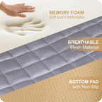 Premium Car Seat Gap Filler Cushion with Storage Pocket