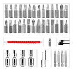 Cordless Electric Screwdriver Set | Rechargeable Portable Power Screwdriver with LED Light & USB Charging