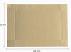 HUPLA Premium Golden Dining Table Placemat 30 × 45 cm | Elegant Woven-Style Table Mat for Dining, Kitchen & Home Décor | Flexible, Reusable & Easy to Clean – Gold