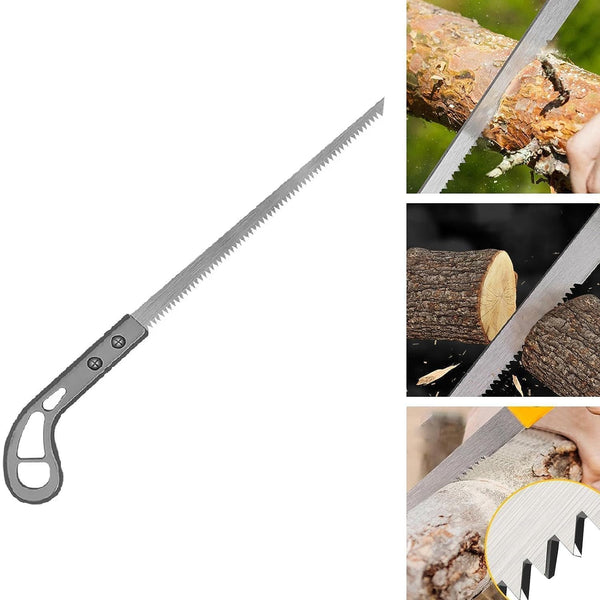 HUPLA 9-Inch Portable Hand Pruning Saw | Manual Wood & Branch Cutting Saw for Gardening & Outdoor Use
