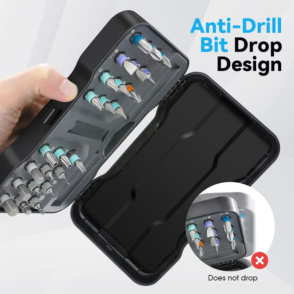 HUPLA 24-in-1 Precision T-Handle Ratchet Screwdriver Set | Magnetic Repair Tool Kit | Magnetic Multi-Bit Repair Tool Kit with Storage Case | Professional Hand Tool for Electronics, PC, Laptop, Mobile, Bicycle & Home Repair