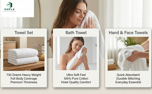 730 GSM Premium Cotton Bath Towel – Ultra Thick, Super Soft & Hotel Luxury 730 GSM Premium Cotton Bath Towel | Ultra Thick Luxury Hotel Towel