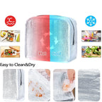 Insulated Lunch Bag with Spacious Storage & Double Handles – Portable Thermal Food Storage Bag for Office, School & Travel