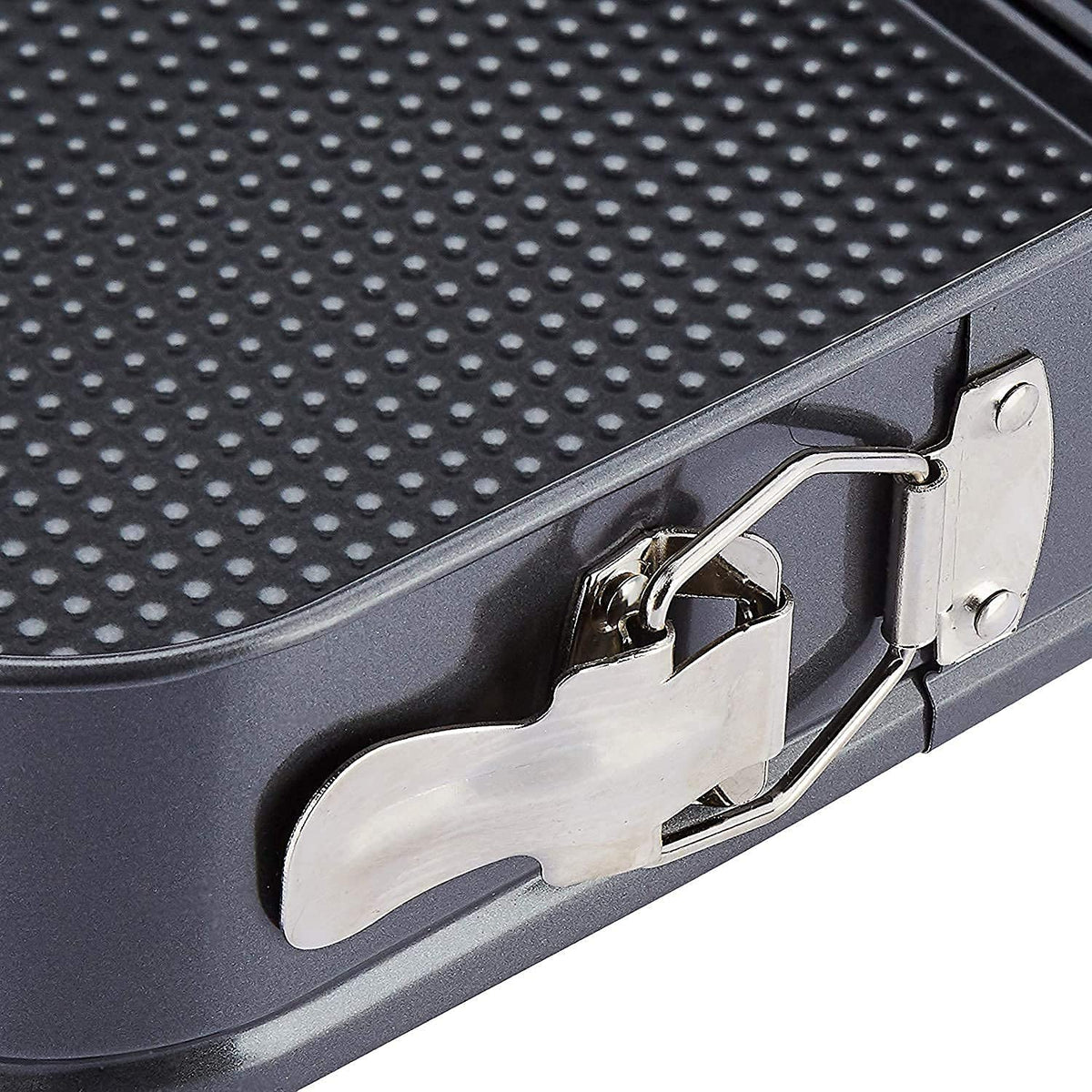 3-Piece Non-Stick Springform Cake Mould Set – Heart, Round & Square Baking Pans for Cakes, Cheesecakes & Desserts