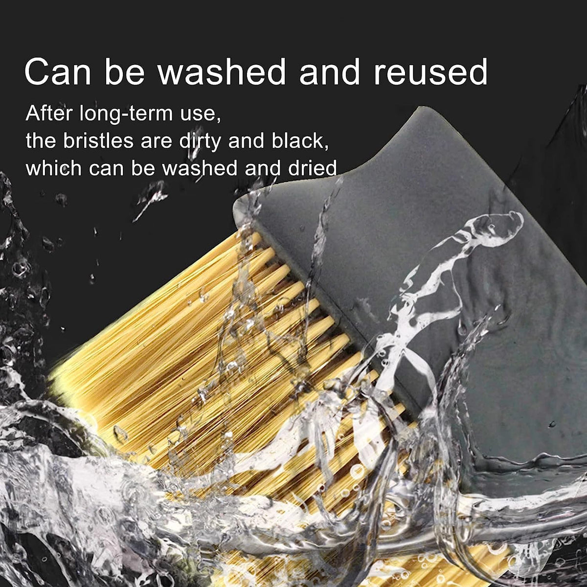 Handheld Multi-Purpose Cleaning Brush – Firm Bristle Scrubbing Brush with Ergonomic Handle for Home & Surface Cleaning