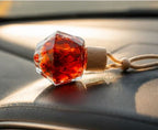 Strawberry Car Air Freshener Hanging Perfume | Long Lasting Luxury Fragrance Diffuser for Car, Office & Home – 12ml