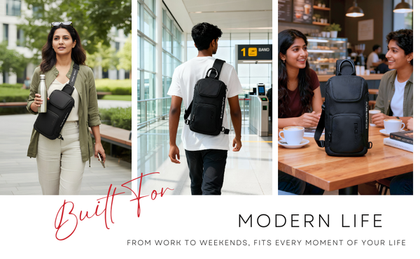 HUPLA Premium Utility Sling Backpack – Urban Edge Edition.
