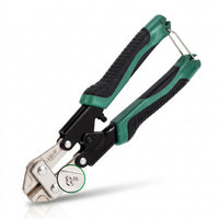 8 Inch Heavy Duty Bolt Cutter | CR-V Steel Wire & Cable Cutter | Anti-Slip TPR Handle Industrial Cutting Tool
