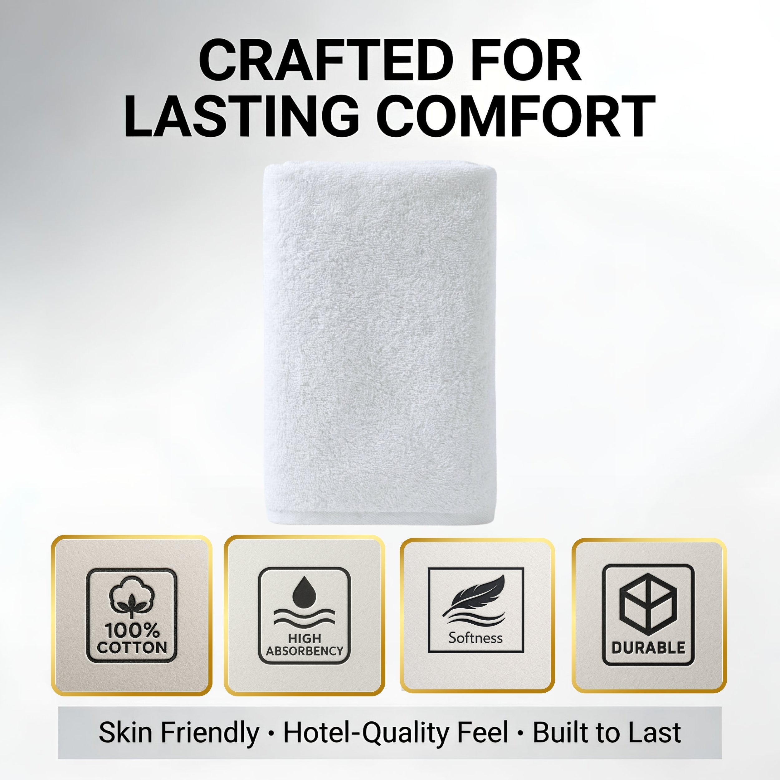 730 GSM Premium Cotton Bath Towel – Ultra Thick, Super Soft & Hotel Luxury 730 GSM Premium Cotton Bath Towel | Ultra Thick Luxury Hotel Towel