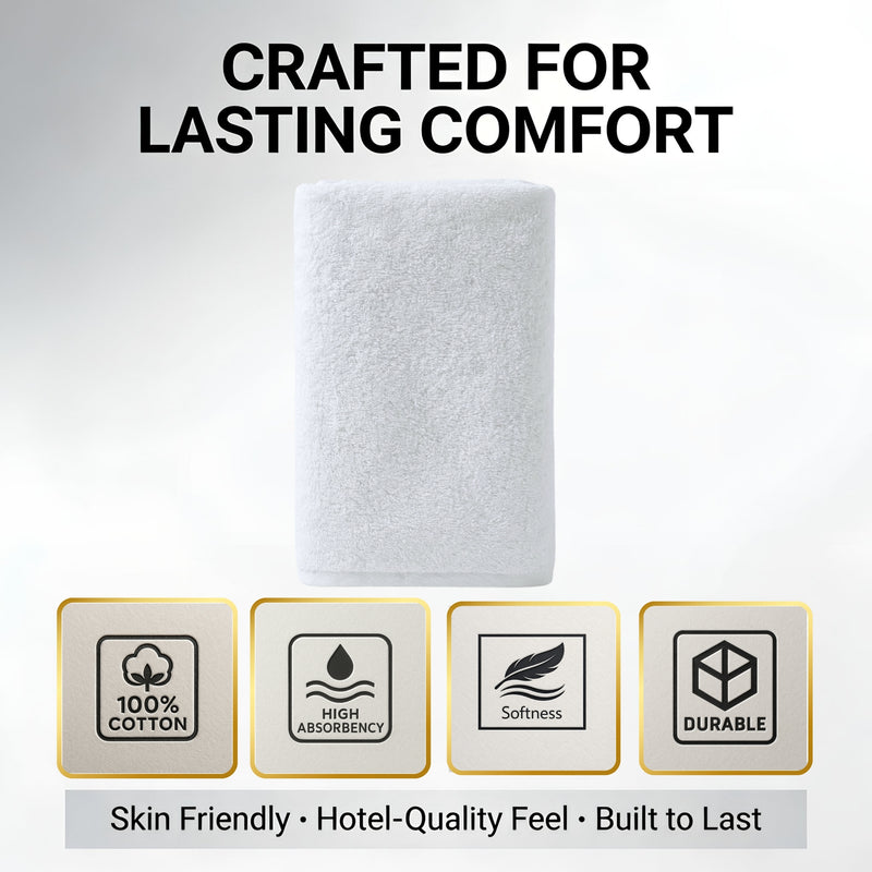 730 GSM Premium Cotton Bath Towel – Ultra Thick, Super Soft & Hotel Luxury 730 GSM Premium Cotton Bath Towel | Ultra Thick Luxury Hotel Towel