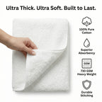 730 GSM Premium Cotton Bath Towel – Ultra Thick, Super Soft & Hotel Luxury 730 GSM Premium Cotton Bath Towel | Ultra Thick Luxury Hotel Towel