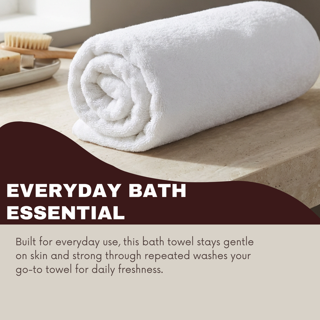 650 GSM Premium Cotton Bath Towel – Ultra Thick, Super Soft & Hotel Luxury 650 GSM Premium Cotton Bath Towel | Ultra Thick Luxury Hotel Towel