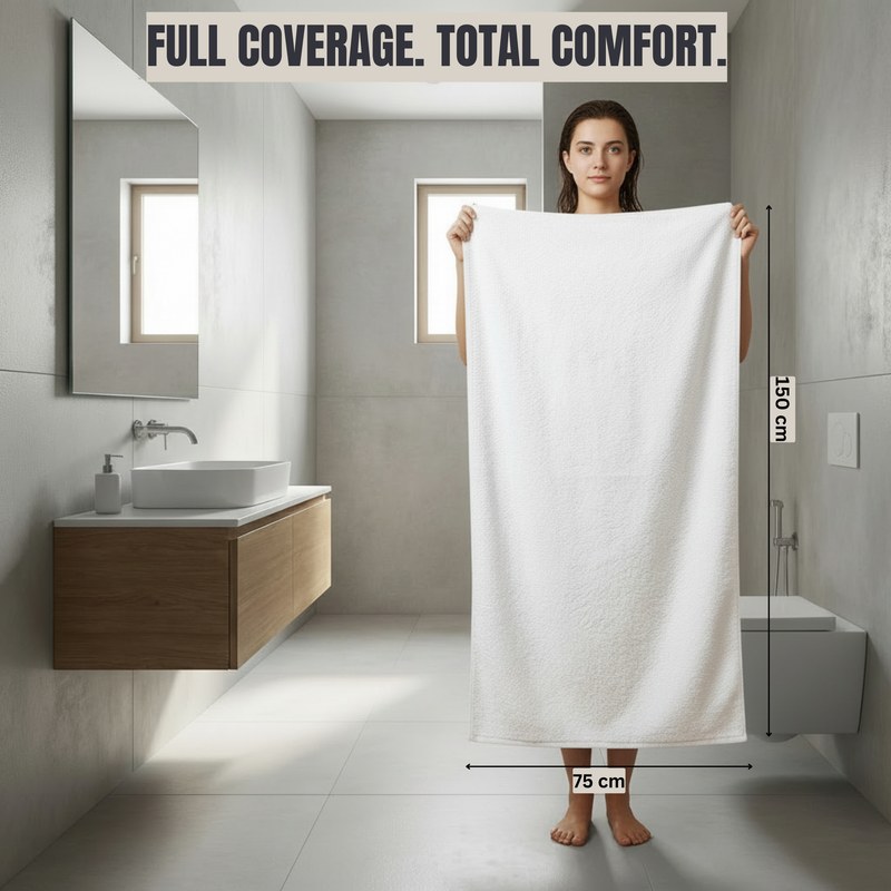 650 GSM Premium Cotton Bath Towel – Ultra Thick, Super Soft & Hotel Luxury 650 GSM Premium Cotton Bath Towel | Ultra Thick Luxury Hotel Towel