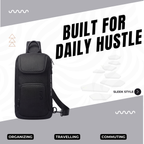 HUPLA Premium Utility Sling Backpack – Urban Edge Edition.