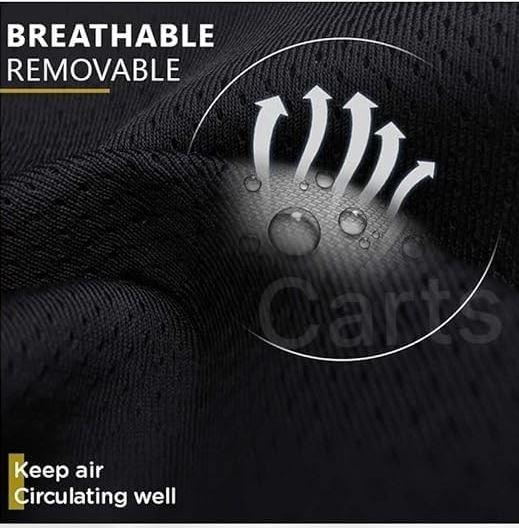 Car Neck Pillow for Headrest – Ergonomic Neck Support Cushion for Comfortable Driving, Black/Grey