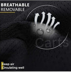 Car Neck Pillow for Headrest – Ergonomic Neck Support Cushion for Comfortable Driving, Black/Grey