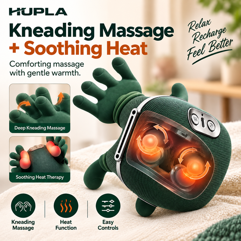Electric Shoulder & Neck Massager with Heat | Deep Tissue Handheld Pain Relief Machine (40°C–45°C)
