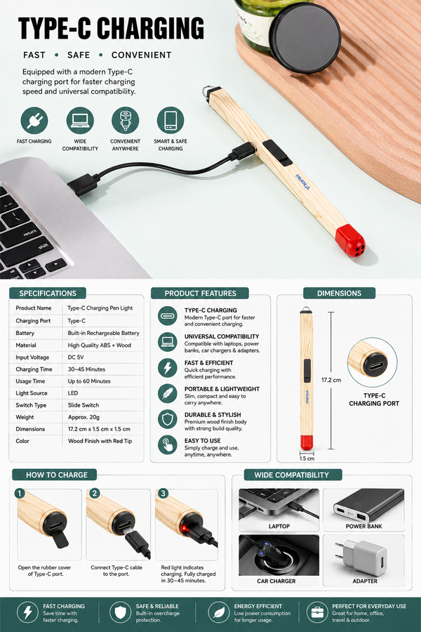 Rechargeable USB Electric Arc Lighter for Gas Stove, Candle, BBQ & Kitchen Use Rechargeable USB Electric Arc Lighter for Gas Stove | Flameless Plasma Lighter