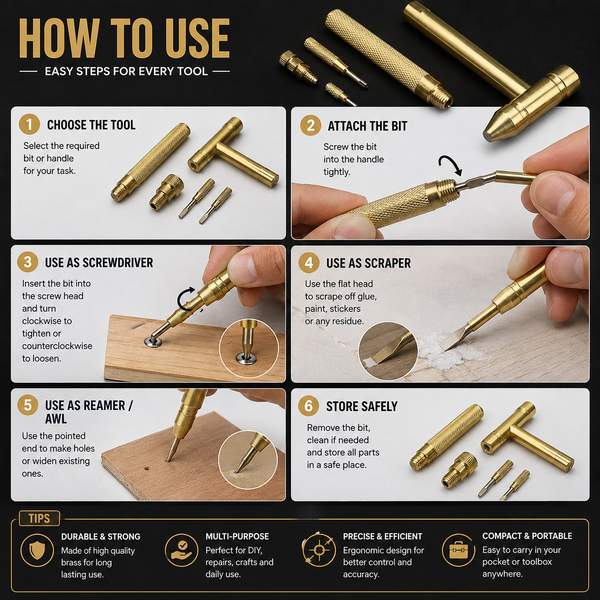5-in-1 Precision Screwdriver Repair Tool Set | Magnetic Mini Screwdriver Kit for Electronics & Watches 5-in-1 Precision Screwdriver Repair Tool Set | Magnetic Mini Screwdriver Kit
