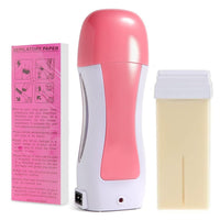 Professional Roll-On Wax Heater for Hair Removal | At-Home Body Waxing Kit for Legs, Arms, Chest & Back