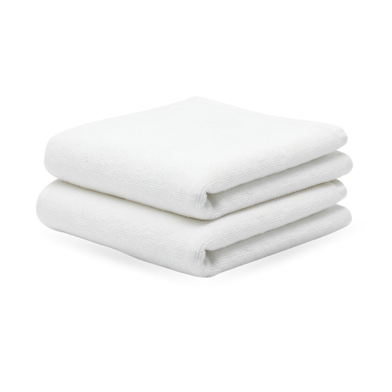 HUPLA Premium Cotton Hand Towels (Pack of 2) | 150 GSM | Ultra Soft, Highly Absorbent, Quick Dry | White | 41 x 63 cm HUPLA Cotton Hand Towels Pack of 2 | Soft & Absorbent