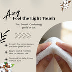 HUPLA Premium Cotton Hand Towels (Pack of 2) | 150 GSM | Ultra Soft, Highly Absorbent, Quick Dry | White | 41 x 63 cm HUPLA Cotton Hand Towels Pack of 2 | Soft & Absorbent