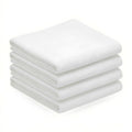 HUPLA Premium Bath Towel Pack of 4 | 100% Cotton | 730 GSM | Ultra Soft & Highly Absorbent | Hotel Quality White Towels (75 x 150 cm) HUPLA 730 GSM Bath Towel Pack of 4 | 100% Cotton White Towels