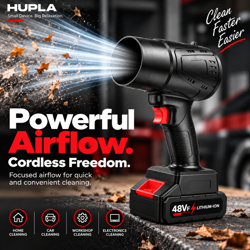 Cordless Electric Air Blower Rechargeable High-Speed Dust Cleaner for Car, Computer & Home Cordless Electric Air Blower – High-Speed Rechargeable Handheld Dust Blower