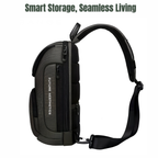 HUPLA Premium Utility Sling Backpack – Urban Edge Edition.