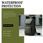 HUPLA Premium Utility Sling Backpack – Urban Edge Edition.