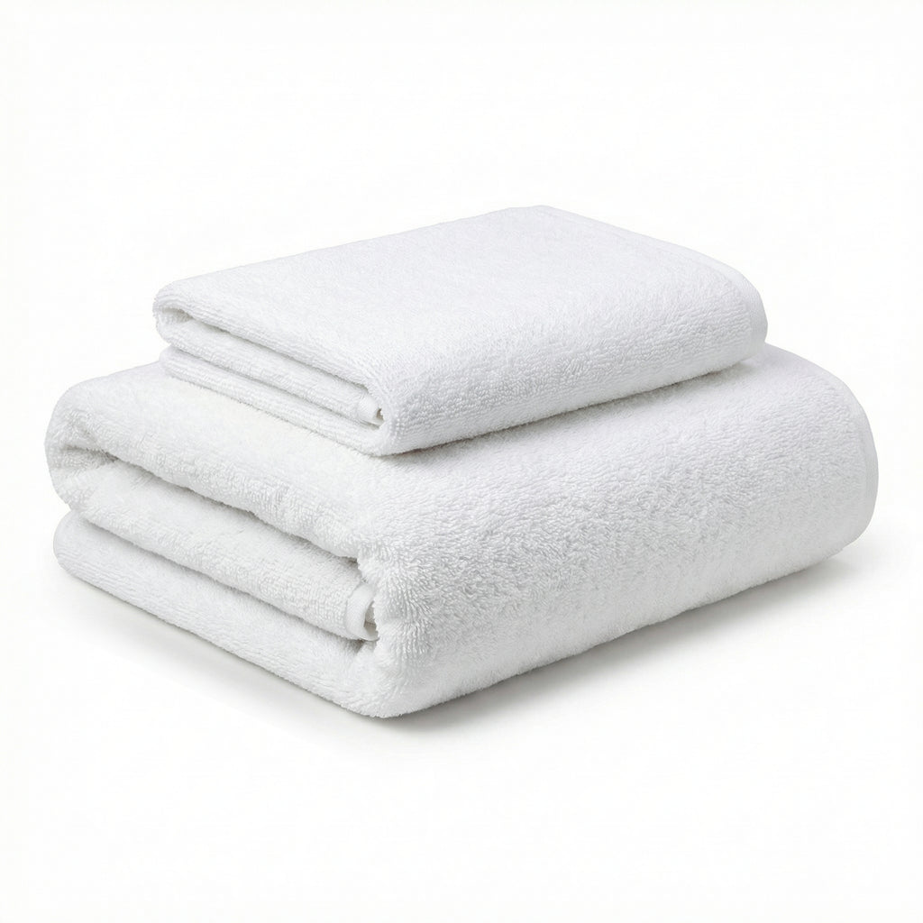 Premium Cotton Towel Set (1 Bath Towel + 1 Hand Towel) | Ultra Soft & Highly Absorbent Premium Cotton Towel Set | 1 Bath Towel + 1 Hand Towel | Ultra Soft & Absorbent