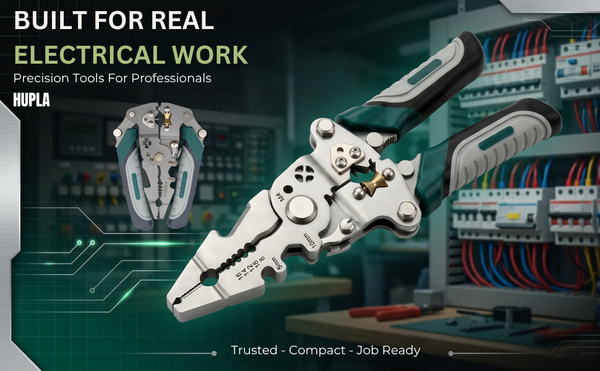 9-in-1 Foldable Multifunction Plier | High-Carbon Steel Wire Stripper, Cutter & Crimper Tool