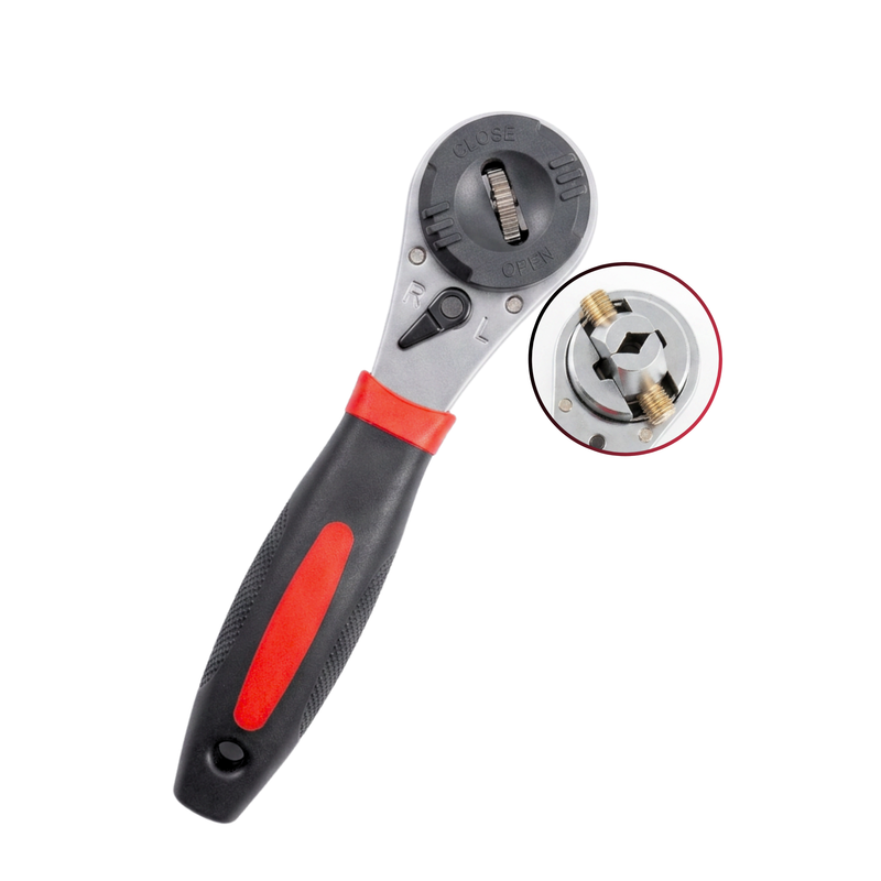 HUPLA 6-22mm Universal Ratchet Wrench | Self-Adjusting Multi-Size Socket Spanner | Reversible Quick Release Hand Tool for Home, Garage & Automotive Repair
