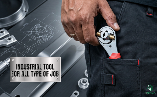HUPLA 6-22mm Universal Ratchet Wrench | Self-Adjusting Multi-Size Socket Spanner | Reversible Quick Release Hand Tool for Home, Garage & Automotive Repair