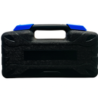 Black and blue 39-piece DIY tool kit with ergonomic handle