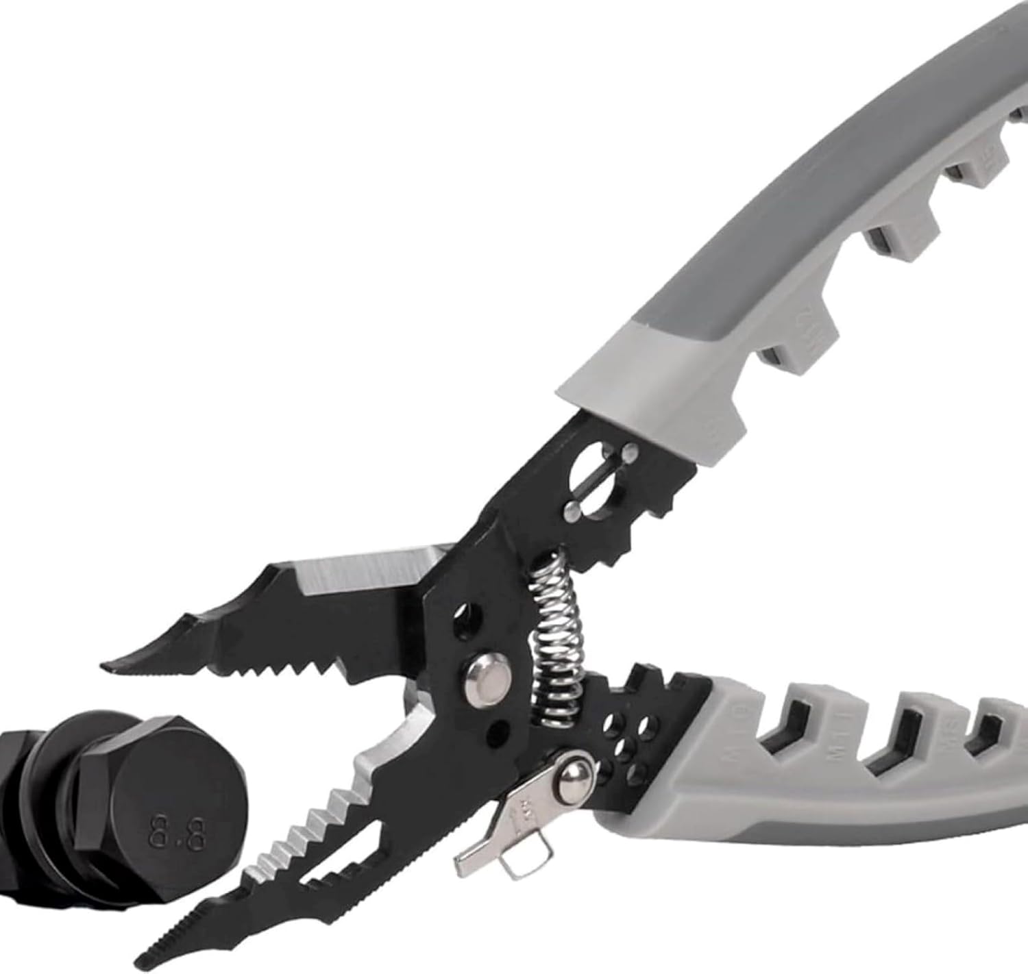 Crimping and wire cutting plier for professional electrical repair