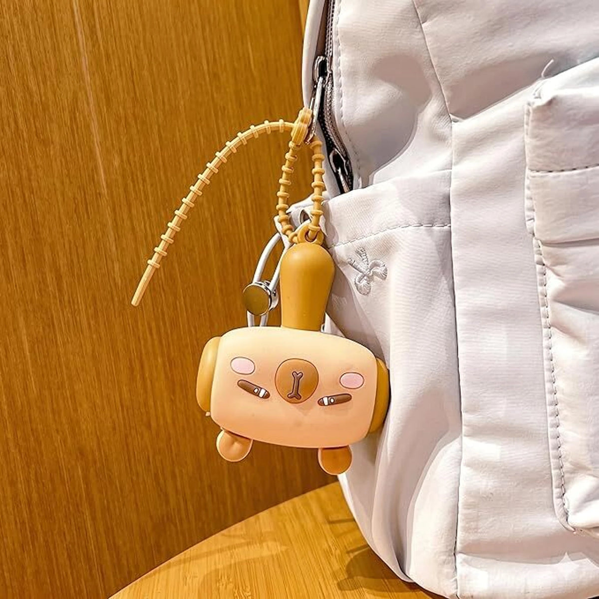 3D Cartoon Animal silicone hammer shape Keychain (Single Piece - Random Design)